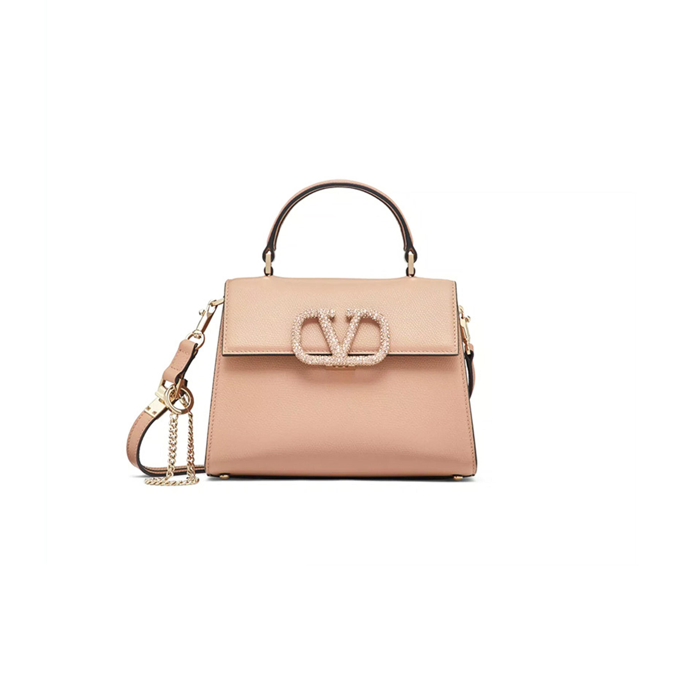 VALENTINO SMALL VSLING HANDBAG WITH JEWEL EMBROIDERY 5W2B0F53YVV_KFJ (22*17*9cm)